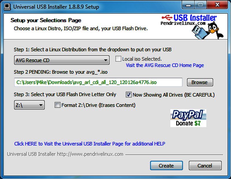 universal usb installer windows 7 iso